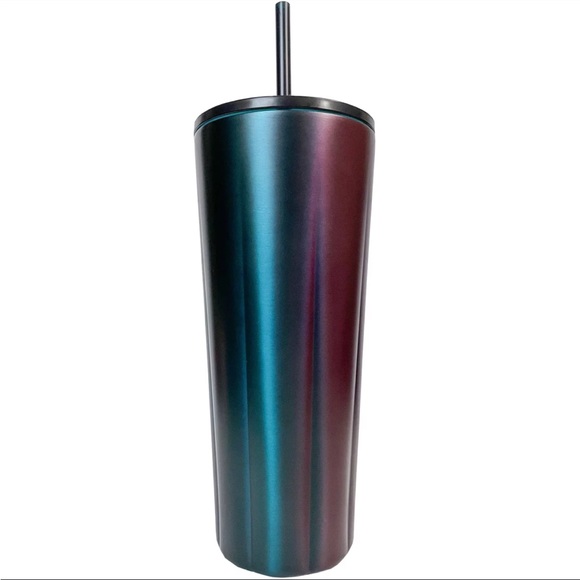 Starbucks Limited Edition 2021 Fall Matte Red and Blue Ombré Cold Cup Tumbler - Picture 6 of 6